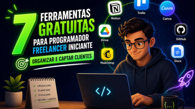 7 ferramentas gratuitas para programador freelancer iniciante organizar e captar clientes