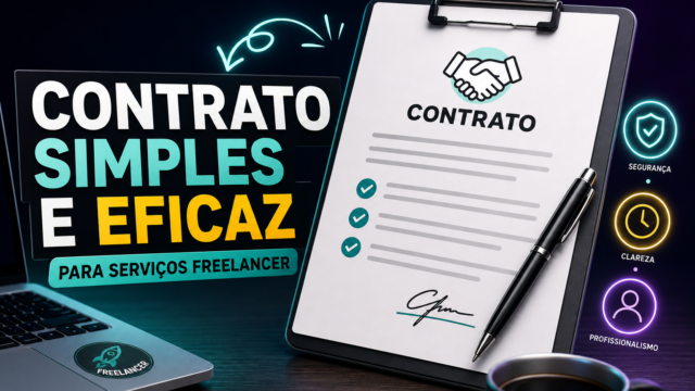 Como montar contrato simples e eficaz para serviços freelancer